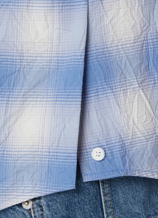  - SOLID HOMME - Plaid Crease Shirt