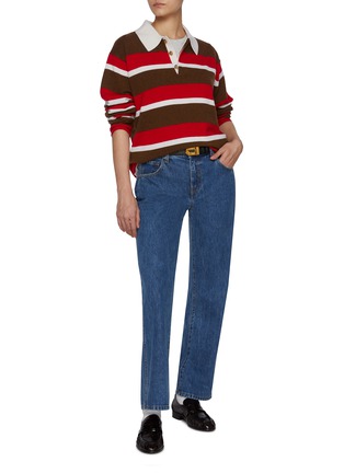 GUEST IN RESIDENCE | Striped Cashmere Rugby Shirt