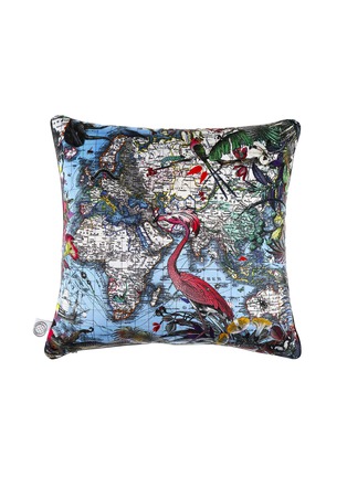Main View - Click To Enlarge - KRISTJANA S WILLIAMS - Wild Blue World Cushion