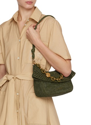 Figure View - Click To Enlarge - LOEWE - Small Ola Raffia Bag