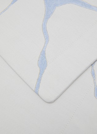 Detail View - Click To Enlarge - CELSO DE LEMOS - Jessie King Size Duvet Cover — Sky Blue