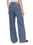 Back View - Click To Enlarge - RAG & BONE - Logan Frayed Dark Wash Jeans